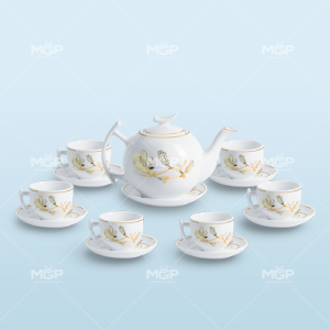 Set ấm chén bưởi cành hoa mộc lan - MGPBTT16
