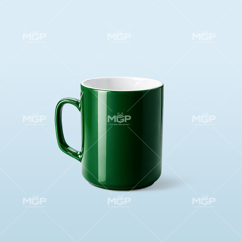 Ly sứ trụ quai tai men màu - MGPLS08 1 Ly sứ trụ quai tai men màu