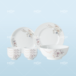 Set bàn ăn 9 món hoa sơn trà