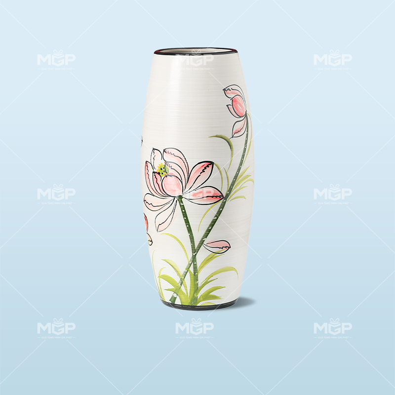 Lọ bom vẽ sen hồng - MGPLH11 1 Lọ bom vẽ sen hồng