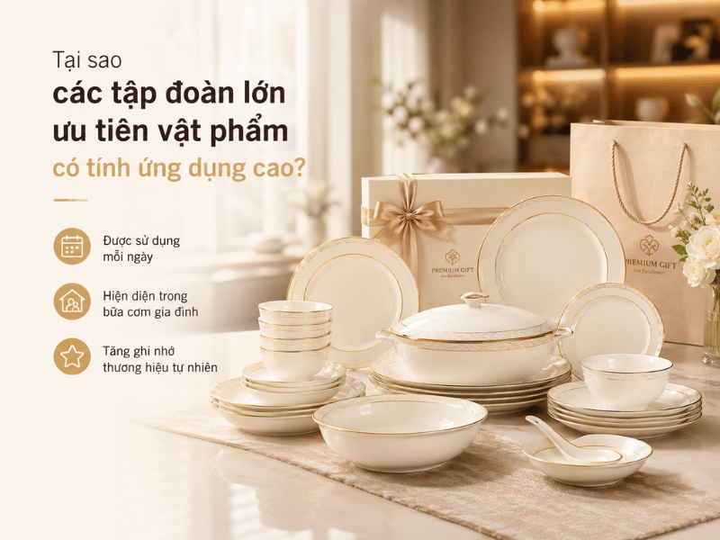 Xu hướng các tập đoàn lớn lựa chọn các quà tặng có ứng dụng cao